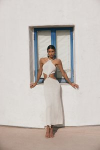 Ball Formal Season 2019: Cult Gaia Cameron Knit Dress - Off White