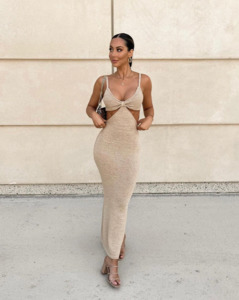 Races Ready: Cult Gaia Serita Dress - Sand