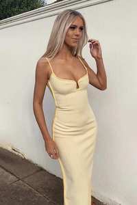 Paris Georgia 1: Paris Georgia Marlo Dress - Daffy Yellow