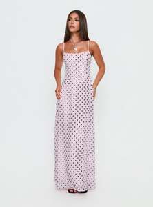 Races Ready: Princess Polly South of France Polka Dot Maxi