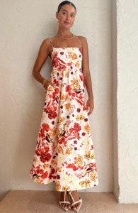 Races Ready: Shona Joy Kalani Low Open Back Midi