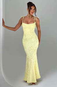 Yellow: Babyboo Whitney Maxi Dress