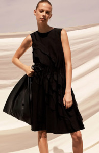 COS Sleeveless Ruffled Midi