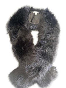 Country Road Faux Fur Wrap in Black
