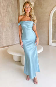 Ball Season: Beginnings Ella Off The Shoulder Maxi