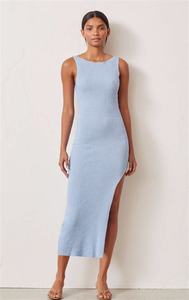 Bec + Bridge Riviera Knit Midi in Powder Blue