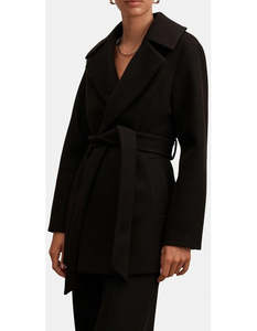 Size 13: Forever New Sabrina Short Wrap Coat