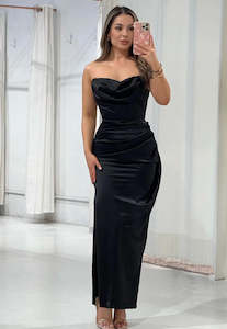 House of CB Adrienne Dress Black Sz XL