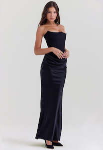 House of CB Persephone Dress Sz M Plus Cup Black