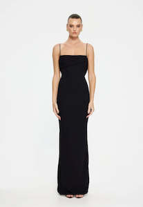 Effie Kats Havilland Gown Black Dress Sz 8