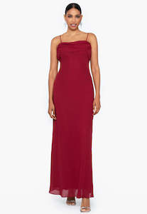 Size 10: Betsy and Adam Stephanie Dress Red Sz 10
