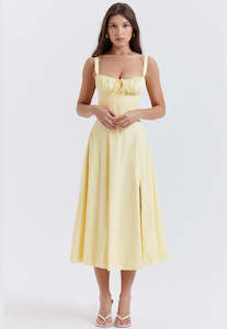Size 10: House of CB Carmen Bustier Sun Dress Sz M