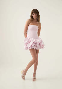 Mini: Aje Violette Bubble Hem Mini Dress Pink Sz 8