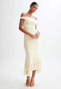 Midi: Meshki Analina Dress Sz M Yellow