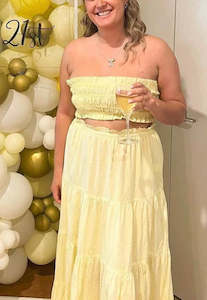 Avada Email Marketing Newest: EX RENTAL Steele Paradise Parasol Set Yellow Sz XL (Copy)