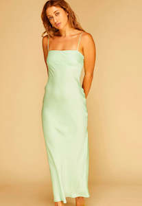 Green Dresses: EX RENTAL Ruby Cucumber Slip sz 12