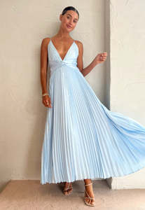 Size 6 Dresses: EX RENTAL Coco and Lola Issy Orla Dress Blue Sz 6