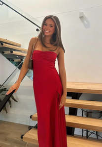 HNTR the label Gaia Gown Red Sz XS