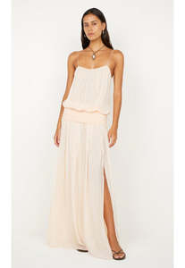 Size 12: Bec and Bridge Camille Blouson Dress Peach Sz 12