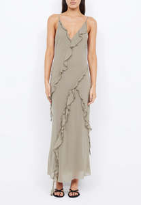 EX RENTAL Gabriel Frill Dress Sz 8