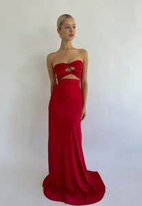 Avada Email Marketing Newest: EX RENTAL HNTR The Label Inka Gown Wine Sz 8