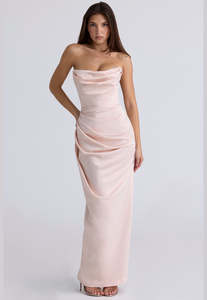 Balldress: Adrienne Dress Champagne Sz M