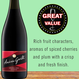 Sparkling Wine Drinkland: Andrew Garrett Desi Red Sparkling Shiraz 750ml