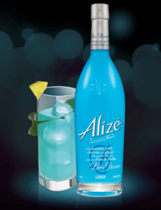 Liqueurs Drinkland: Alizé Bleu Passion Vodka Cognac Liqueur Blue Alize 750ml