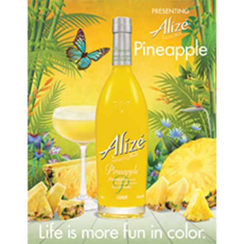 Alizé Pineapple French Vodka Cognac Liqueur Gold Alize 750ml