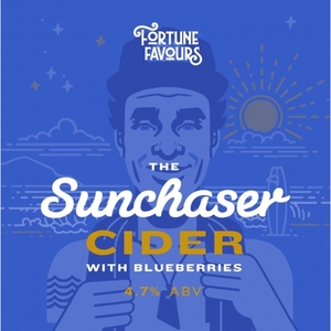 Beer & Cider Drinkland: Fortune Favours The Sunchaser Wellington Blueberry Cider 330ml 6pk Can