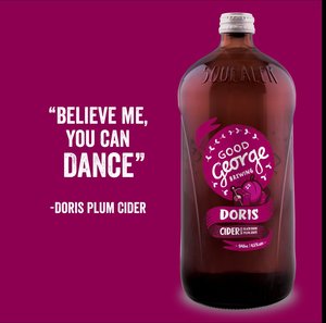Beer & Cider Drinkland: Good George Cider Doris Plum Cider Squealers Twin Pack 946ml x 2 Bottles
