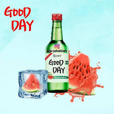 Beer & Cider Drinkland: Soju Flavor in Watermelon 韩国烧酒-西瓜口味 4x360ml Bottles 소주