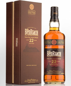 Spirits Drinkland: BenRiach 22 Years Old Px Albariza Barrel Finish Speyside Single Malt Whisky 700mL