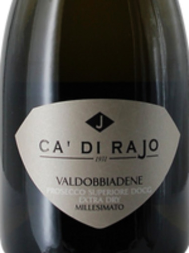 Ca’ di Rajo Prosecco Valdobbiadene Millesimato Extra Dry 750ml