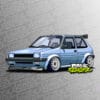 Toyota Starlet Sticker