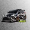 Products: Toyota Yaris Sticker