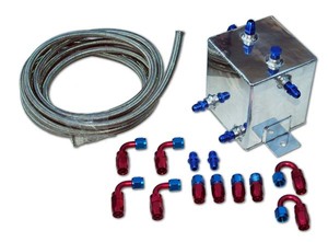 Products: DPR Fuel Surge Tank 2L square w/ fitting kit – Driven Performance