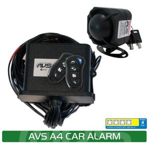 Alarms: Avs A4 Car Alarm 4 Star Rated Alarm Only