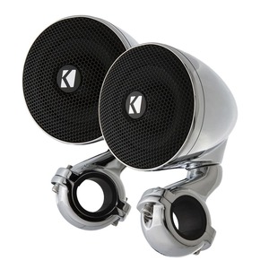 Kicker Psm3 Mini 3in 4ohm Enclosed Speakers Designed For Handlebars