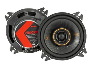 4 4.5": Kicker Ksc40/404 4inch 2 Way Shallow Design Silk Dome Tweeter Speakers Very Good Quality