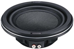 10": Kenwood Kfc-wps1000f 10inch Shallow 1000watts Max/250rms Subwoofer