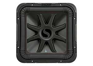 Kicker L7r122 Single 12inch Dual 2ohm Subwoofer 1200watts/600rms Square Design For More Bass