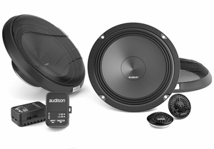 6 6.75": Audison Apk 165 6.5in 2 Way Component Speaker Includes Mids/tweeters/crossovers Top Quality