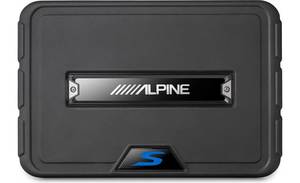 10": Alpine Ss-sb10 10inch Shallow Preloaded Down Firing Sub Top Quality
