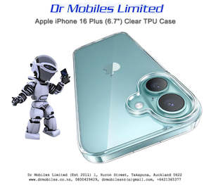 Apple iPhone 16 Plus Case: Apple iPhone 16 Plus (6.7") Soft TPU Protective Case