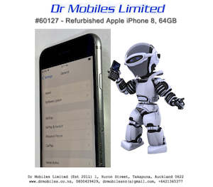 Refurbished Apple iPhone: Refurbished Apple iPhone 8, 64GB, Space Grey