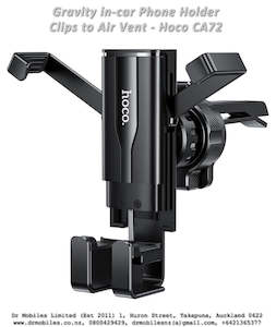 Car Mounts: Gravity-fed Phone Holder - Air Vent Clip Hoco CA72