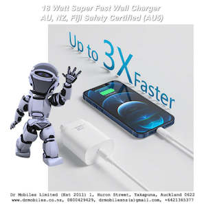Chargers Power Accessories: 20 Watt Super Fast charger W/ UBS-C Port - AU5, VipFan