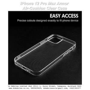 Smartphone Cases Screen Protectors: Apple iPhone 12 Pro Max Armor Air-Cushion Clear Case