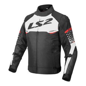 Jackets Mens: LS2 Apex Evo Kids Jacket - Black/White/Red (L)
